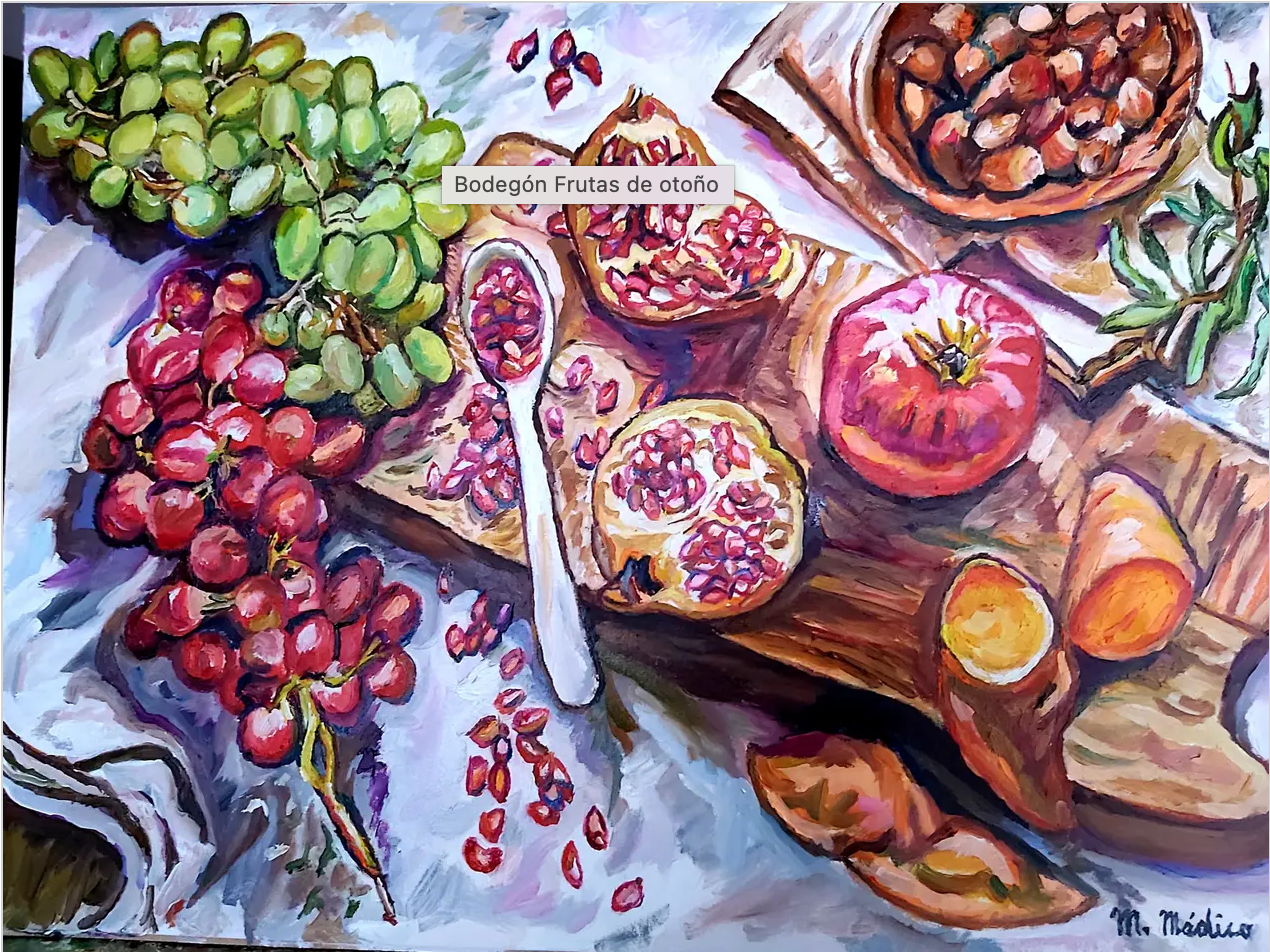 Bodegón Frutas de otoño
