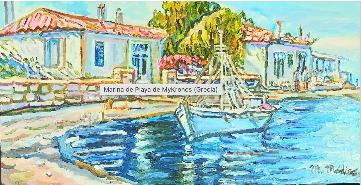 Marina de Playa de MyKronos (Grecia)