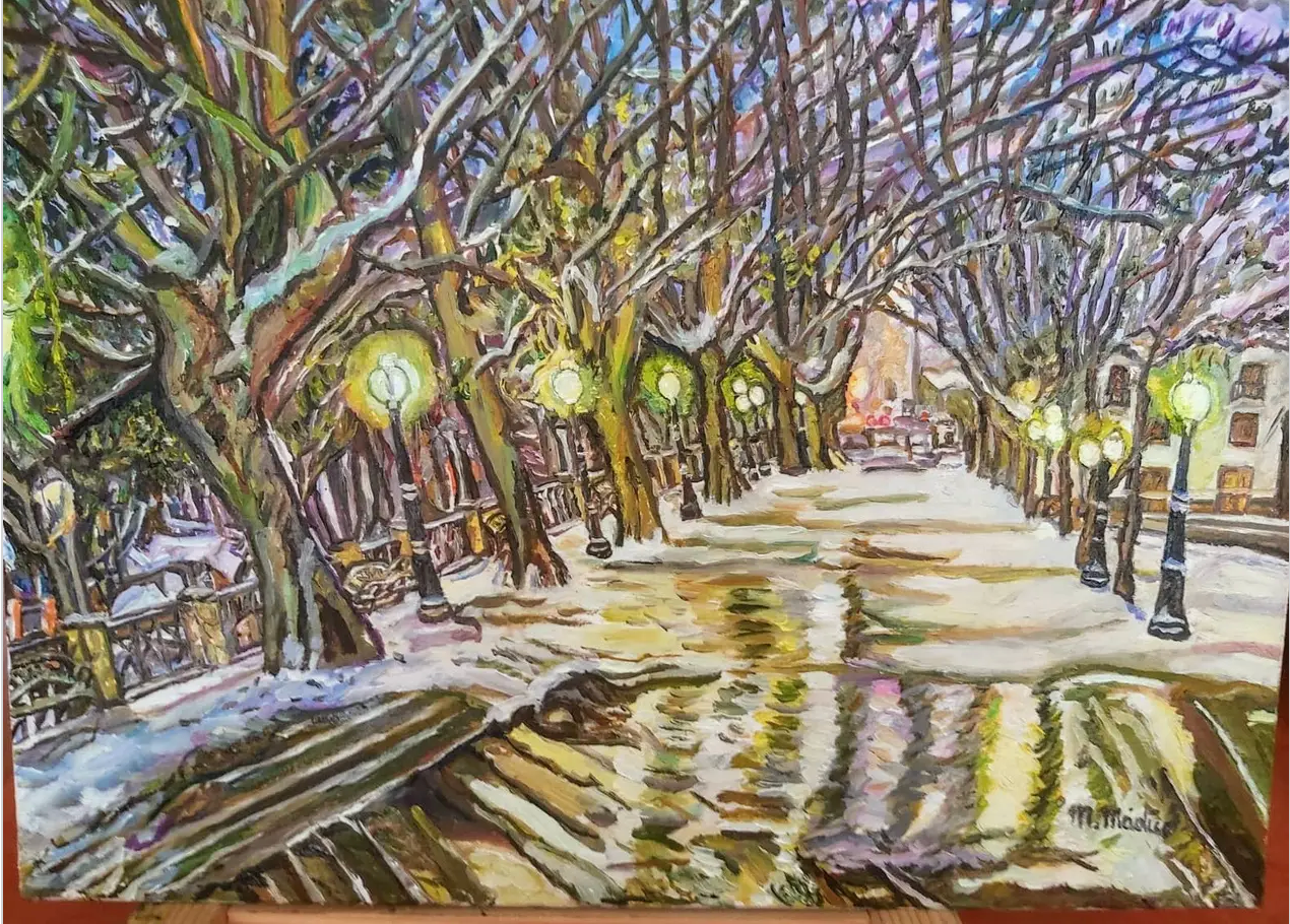 Paisaje Nevado paseo de Chirivel(Almeria)