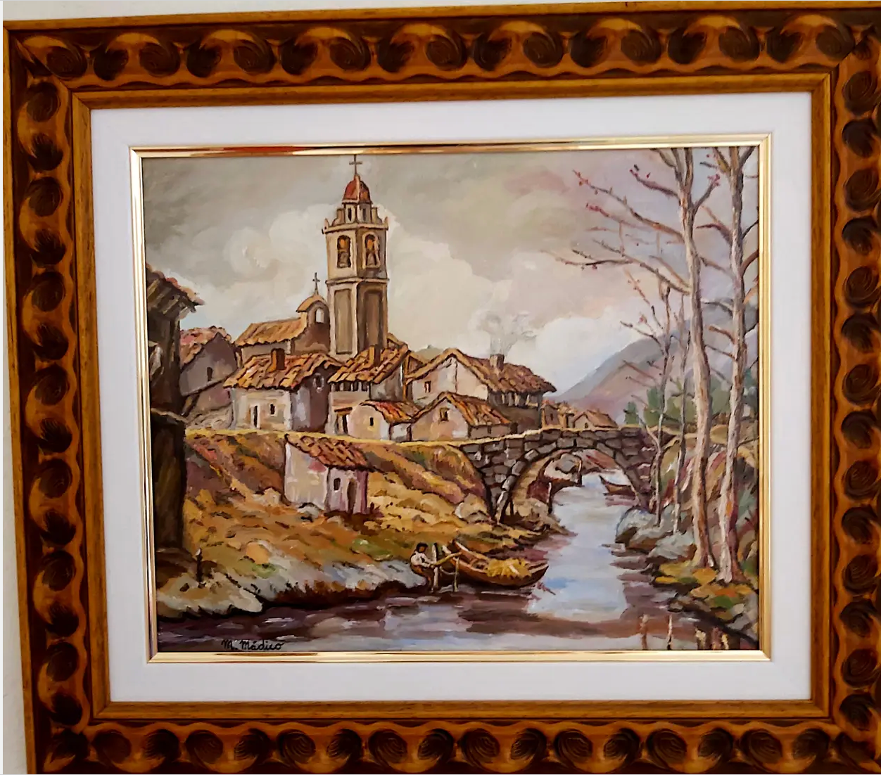 Pescando en la orilla del rio Garona (Francia)