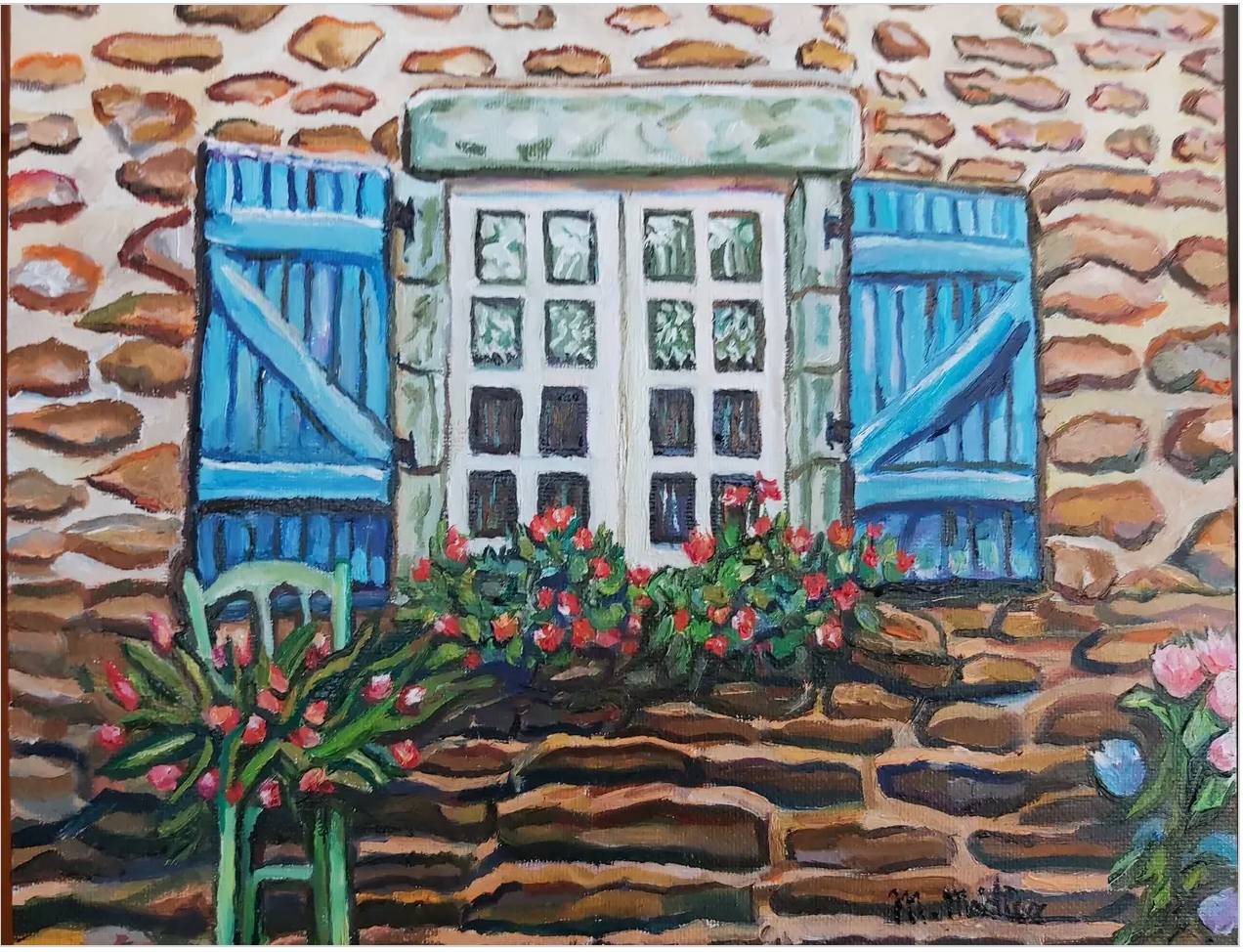 Ventana en el Jardin
